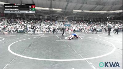66 lbs Round Of 16 - Barrett Kennell, Tiger Trained Wrestling vs Silvie Rodanski, Cleveland Takedown