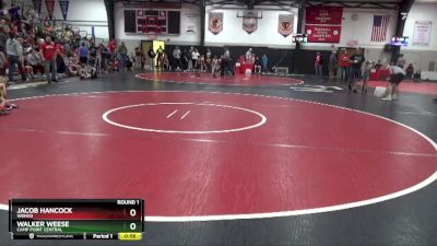 Round 1 - Jacob Hancock, WBNDD vs Walker Weese, Camp Point Central