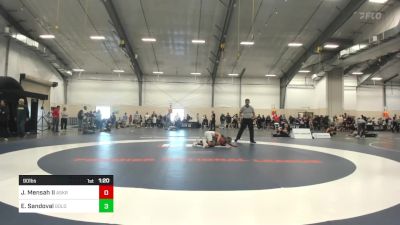 90 lbs Rr Rnd 2 - John Mensah II, Askren Wrestling Academy vs Eli Sandoval, Gold Rush Wrestling