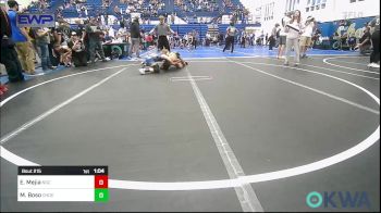 100-105 lbs Quarterfinal - Eli Mejia, Norman Grappling Club vs Mac Boso, Choctaw Ironman Youth Wrestling
