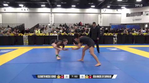 Júlia Maciel De Carvalho vs Elizabeth Nicole Genge 2024 World IBJJF Jiu-Jitsu No-Gi Championship