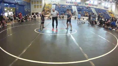 132 lbs Round 5 (8 Team) - Anthony Gray, Wellington Black vs Caleb Gauthier, Alpha Dogs