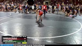 98-102 lbs Quarterfinal - Marina Wince, Black Fox Wrestling Academy vs Phoenix Ng Trujillo, Wrecking Crew Wrestling Club