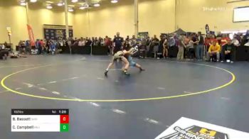 102 lbs Semifinal - Bo Bassett, Bishop McCort vs Cole Campbell, Palisades