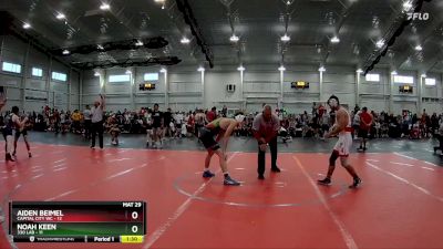 132 lbs Round 1 (4 Team) - Noah Keen, 330 Lab vs Aiden Beimel, Capital City WC