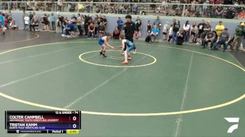 74 lbs Rr2 - Tristan Kamm, North Pole Wrestling Club vs Colter Campbell, Anchorage Youth Wrestling Academy