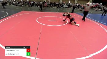 109 lbs Quarterfinal - Jacob Fernandez, Sunkist Kids/Monster Garage vs Alex Herburger, Duran