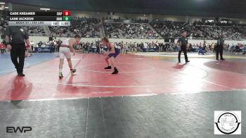 105 lbs Round Of 16 - Cade Kreamer, Sulphur vs Lane Jackson, ANADARKO