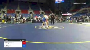 113 lbs Consi Of 16 #2 - Wyatt Engwicht, North Dakota vs Tyler Riley, California