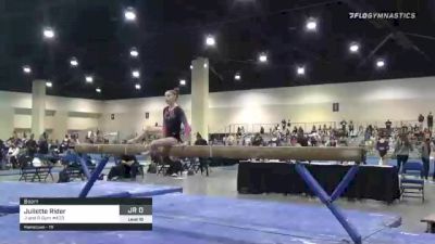 Juliette Rider - Beam, J and R Gym #433 - 2021 USA Gymnastics Development Program National Championships
