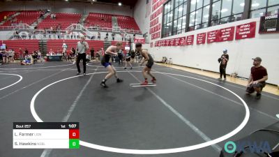 126 lbs Semifinal - LANDON Farmer, Lions Wrestling Academy vs Steven (Stevie) Hawkins, Noble Takedown Club