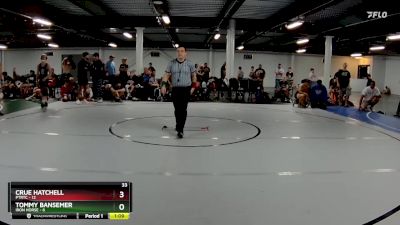 88 lbs Round 4 (8 Team) - Tommy Bansemer, Iron Horse vs Crue Hatchell, PTRTC