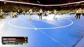 126 Class 2 lbs Champ. Round 1 - Brock Arrowood, Osage vs Carson Renfrow, Boonville