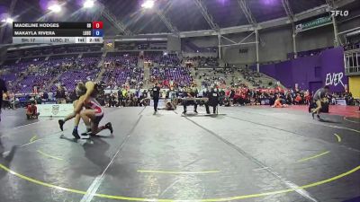 180 lbs Semis & 3rd Wb (16 Team) - Makayla Rivera, Lindenwood University vs Madeline Hodges, Sacred Heart