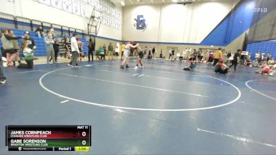 200 lbs Quarterfinal - Gabe Sorenson, Brighton Wrestling Club vs James Cornpeach, Cougars Wrestling Club