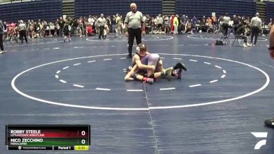 102 lbs Cons. Round 3 - Robby Steele, Littlestown Wrestling vs Nico Zecchino, Manalapan