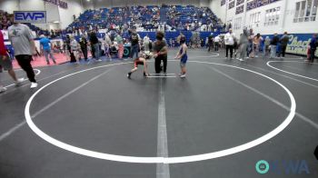 40 lbs Round Of 16 - Baylor Myers, Bridge Creek Youth Wrestling vs Rhett Pitts, Cowboy Wrestling