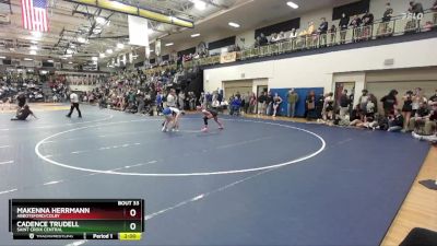 126 lbs Quarterfinal - Cadence Trudell, Saint Croix Central vs Makenna Herrmann, Abbotsford/Colby