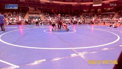 88 lbs Consi Of 32 #2 - Caiden Grizzard, Wagoner Takedown Club vs Boston Burrows, Sebolt Wrestling Academy