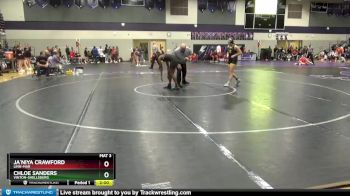 130 lbs Quarterfinal - Chloe Sanders, Vinton-Shellsburg vs Ja`Niya Crawford, Linn-Mar