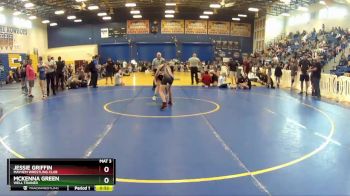 103 lbs Cons. Round 3 - McKenna Green, Well Trained vs Jessie Griffin, Mayhem Wrestling Club