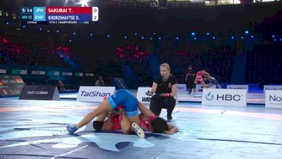 55 kg 1/2 Final - Tsugumi Sakurai, Japan vs Olga Khoroshavtseva, Russian Wrestling Federation