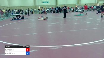 100 lbs Semifinal - RJ Phelan, Lake Gibson vs Ethan Smith, Tampa Bay Tigers Wrestling