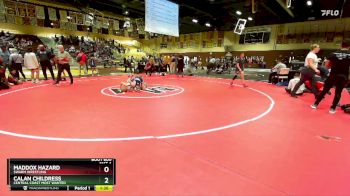 97 lbs 1st Place Match - Maddox Hazard, Swarm Wrestling vs Calan Childress, Central Coast Most Wanted