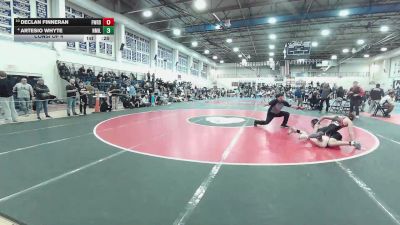120 lbs Consi Of 4 - Declan Finneran, Fairfield Warde vs Artesio Whyte, New Milford