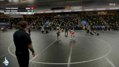 138 lbs Semifinal - Cody Trevino, Bettendorf vs Zach Stewart, Aurora (Marmion Academy)