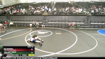 123 lbs Champ. Round 2 - William Terry, Mountain View vs Eli Scovill, Herriman High School