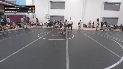 72 lbs Round 2 - Waylon Worley, CTWHALE vs Kaison Deats, Mat Assassins Red