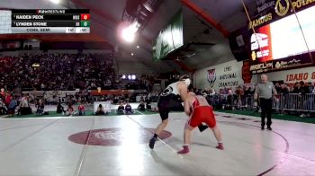 4A 285 lbs Cons. Semi - Lynden Stone, Snake River vs Kaiden Peck, Weiser