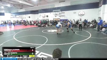 190 lbs Round 1 (4 Team) - Dillon Mareth, Deer Park vs Ieremiah Laupapa, Eisenhower