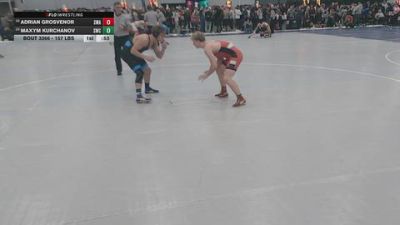 157 lbs Cons. Rd Of 16 - Adrian Grosvenor, Siouxland Wrestling Academy vs Maxym Kurchanov, Suplex Wrestling Club
