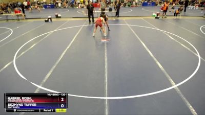 120 lbs Cons. Round 2 - Gabriel Roehl, No Nonsense Wrestling vs Dezmynd Tupper, Flat Earth