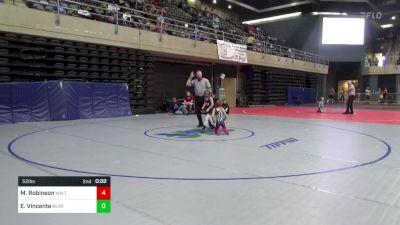 52 lbs Consi-qtrs - Max Robinson, Walton vs Easton Vincente, Bear