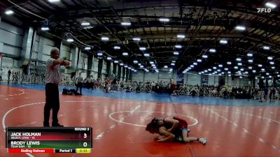 92 lbs Rd# 6- 9:00am Saturday Final Pool - Brody Lewis, Team BAM vs Jack Holman, SELECT, Utah