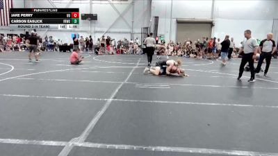150 lbs Round 3 (4 Team) - Carson Easlick, Front Royal WC vs Jake Perry, Upstate Uprising
