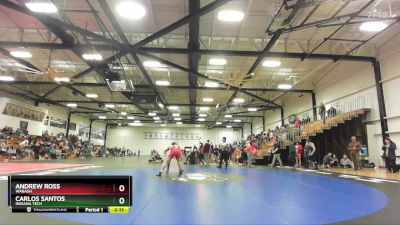 149 lbs Cons. Round 3 - Andrew Ross, Wabash vs Carlos Santos, Indiana Tech