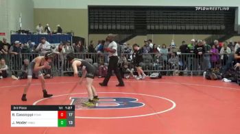 81 lbs 3rd Place - Bruno Cassioppi, POWA ES vs Johnathan Moder, Minion Black ES