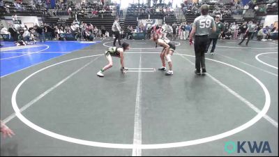 98 lbs Semifinal - Hunter Johnson, Watonga Youth Wrestling vs Blake Goucher, Prodigy NDT