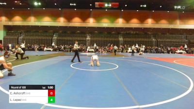 132 lbs Round Of 128 - Carson Ashcroft, Stansbury vs Logan Lopez, Horizon High School