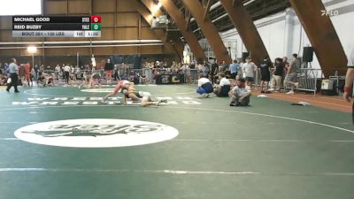 135 lbs Quarterfinal - Michael Good, Steel Valley/ Nazareth Area High School vs Reid Buzby, Yale St / North Hunterdon