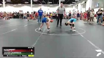 72 lbs Round 7 (8 Team) - AJ Slominsky, Warhawks vs Colton Louderback, PA Alliance Red