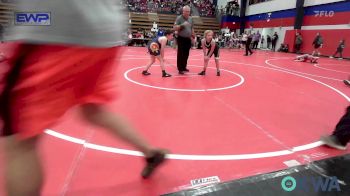 100 lbs Round Of 16 - Aubrey Wynn, Beggs Youth Wrestling Program vs Ethan Berry, Team Tulsa Wrestling Club