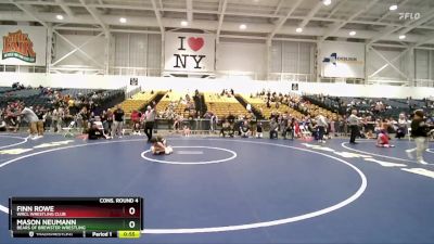 71 lbs Cons. Round 4 - Finn Rowe, WRCL Wrestling Club vs Mason Neumann, Bears Of Brewster Wrestling