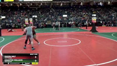 249 lbs Quarterfinal - Kingston Williams, Unattached vs Mason Wilt, Unattached