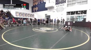 113 lbs Cons. Round 6 - Andrew Reyes Jr, Pacifica (GG) vs Justin Asbury, Trabuco Hills