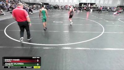 120 lbs Cons. Round 3 - Emmett Fisher, Plymouth vs Joaquin Salameda, Lane Tech (IL)